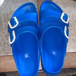 Birkenstock rubber sandals